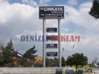 Denizli Reklam Totem Tabela